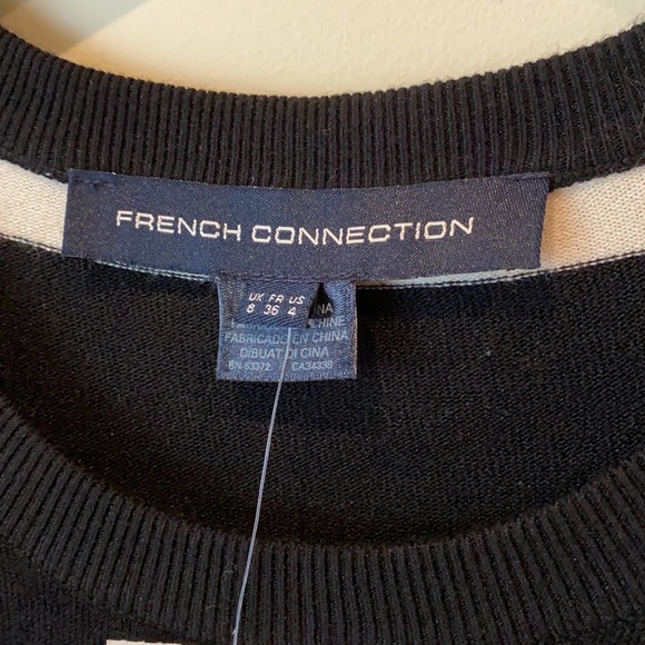 NWT striped French Connection dress - Picture 3 of 4